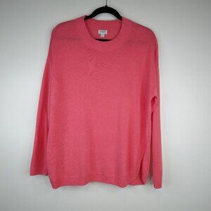 J. Crew Oversized Lightweight Pink Sweater Size M